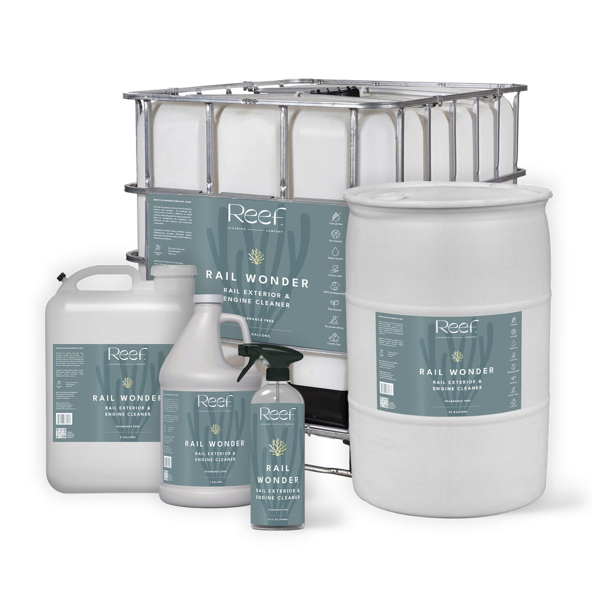 RAIL WONDER - Reef’s Rail Exterior & Engine Cleaner